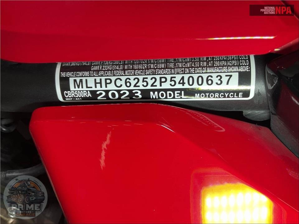 2023 Honda CBR500RA (ABS) — фото 34