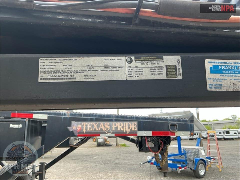 2022 Texas Pride Trailers CA84727KGN — фото 25