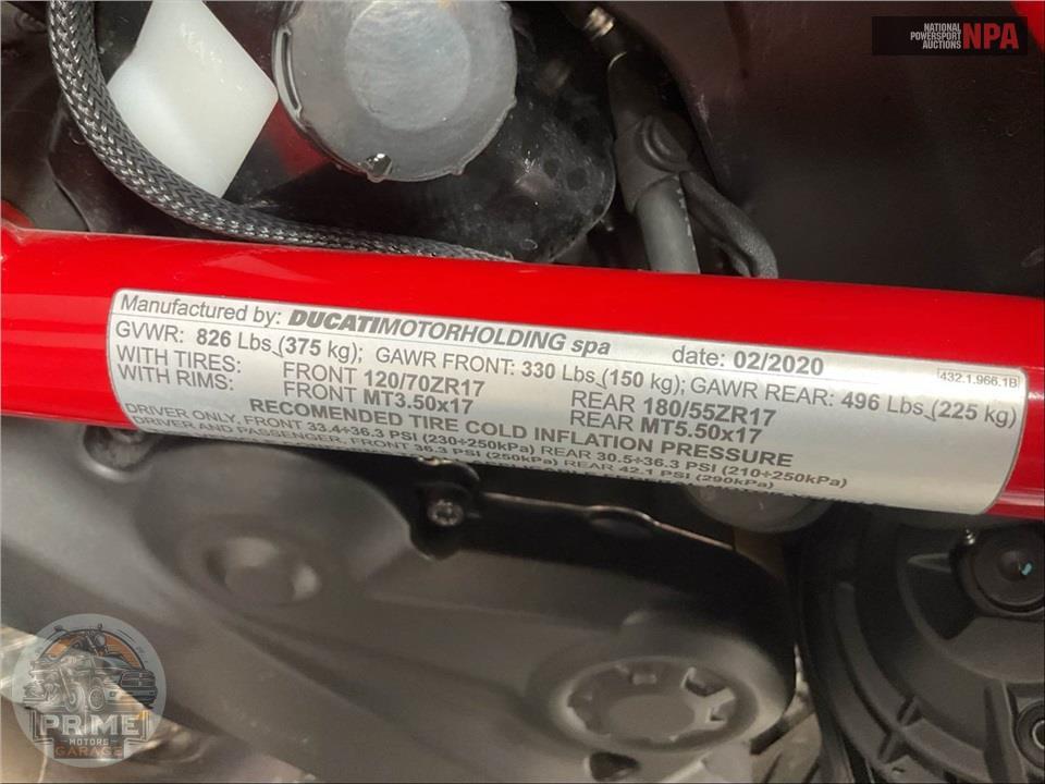 2020 Ducati HYPERMOTARD 950 (RED) — фото 17
