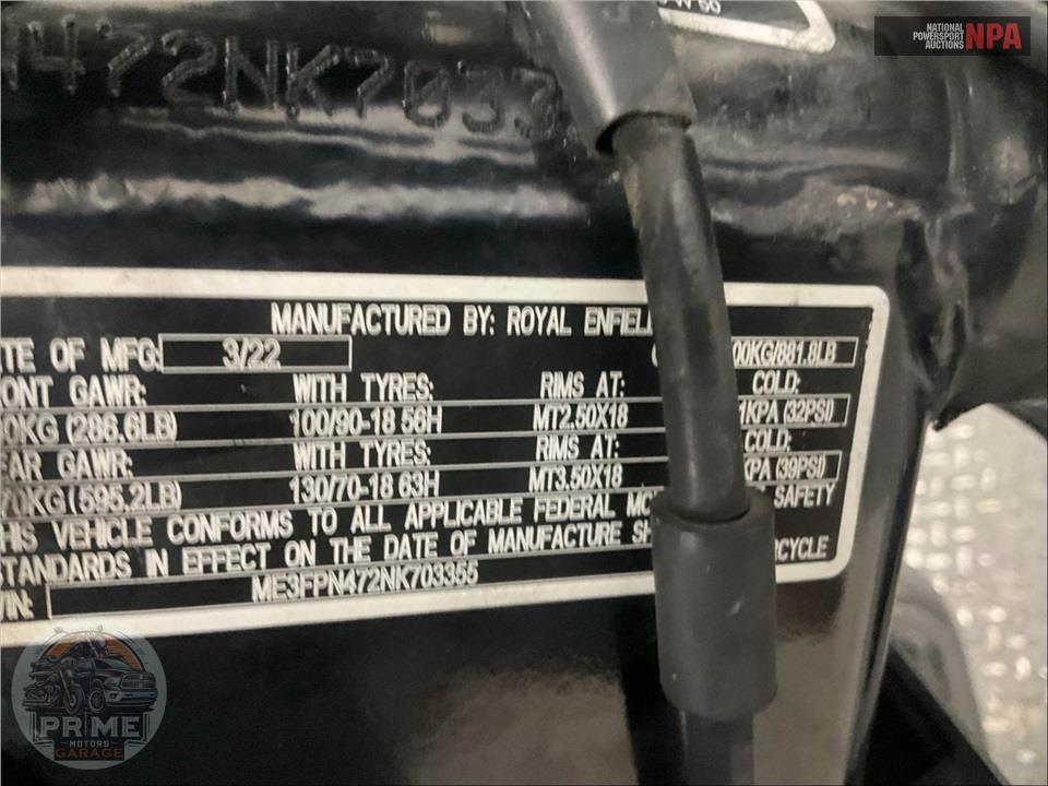2022 Royal Enfield INT 650 STANDARD — фото 20