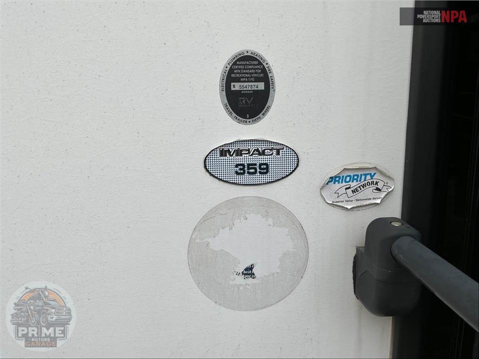 2020 Keystone Rv M-359 - IMPACT TOY HAULER TOY HAULER SERIES — фото 5