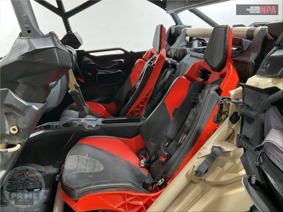 2021 Can-Am MAVERICK X3 MAX X DS TURBO RR (DESERT TAN & CARBON BLACK, RED) — фото 22