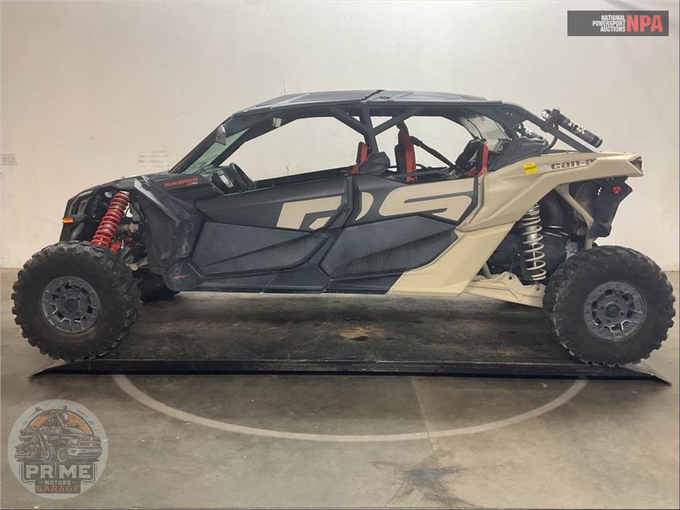 2023 Can-Am MAVERICK X3 MAX X RS TURBO RR 72 (BLUE/TAN/RED) — фото 3