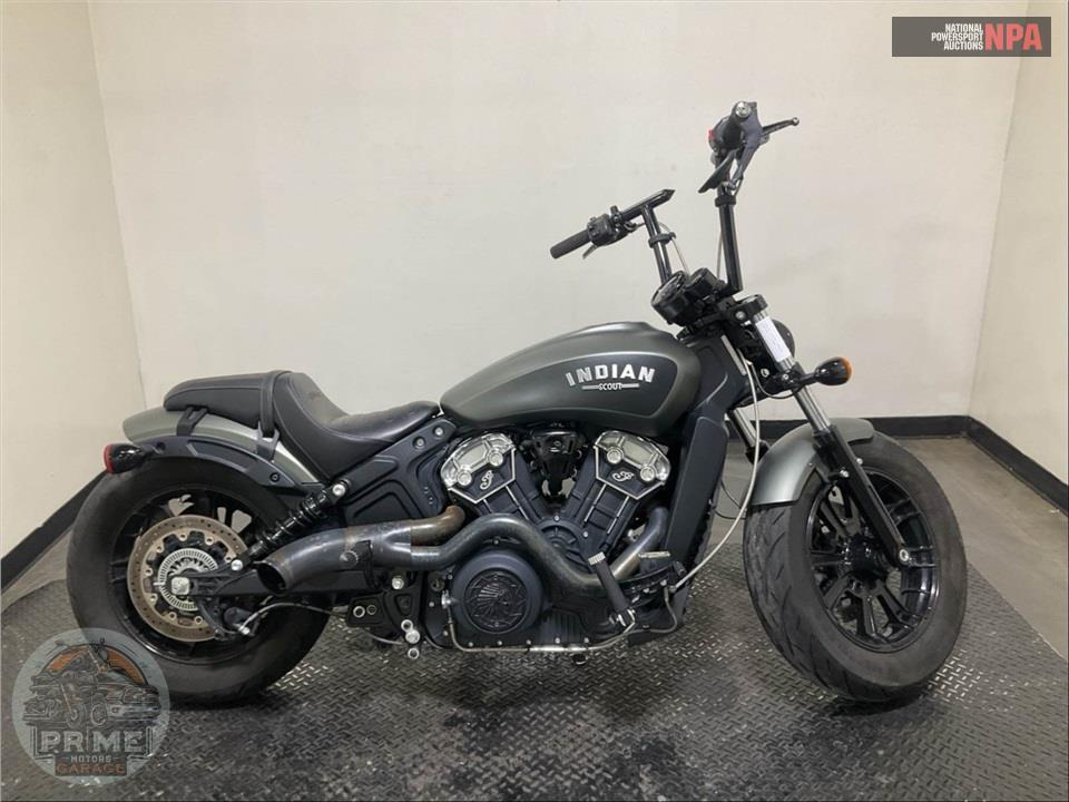 2021 Indian Motorcycle SCOUT BOBBER (ABS, BLACK SMOKE) — фото 1