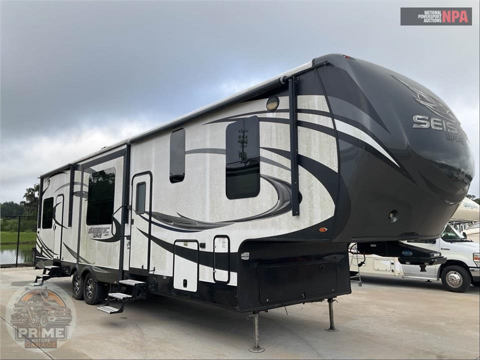2017 JAYCO M-355 W - SEISMIC WAVE TOY HAULER TOY HAULER SERIES
