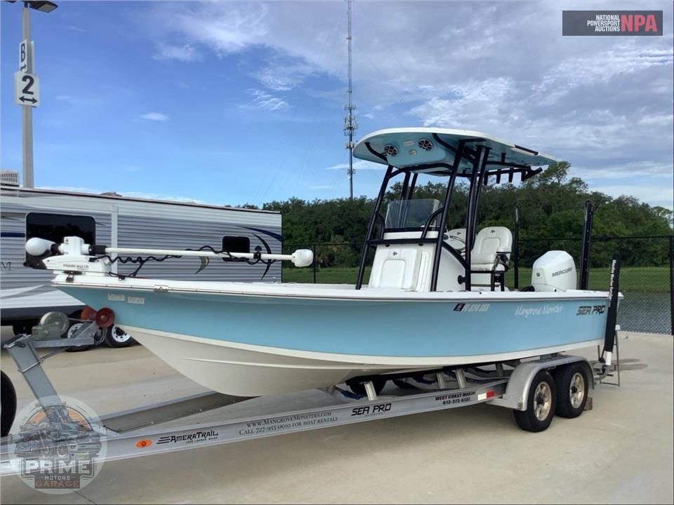 2021 Sea Pro 228 W/HARDTOP(*) BAY SERIES L=23/E=200HP MERCURY OB — фото 2