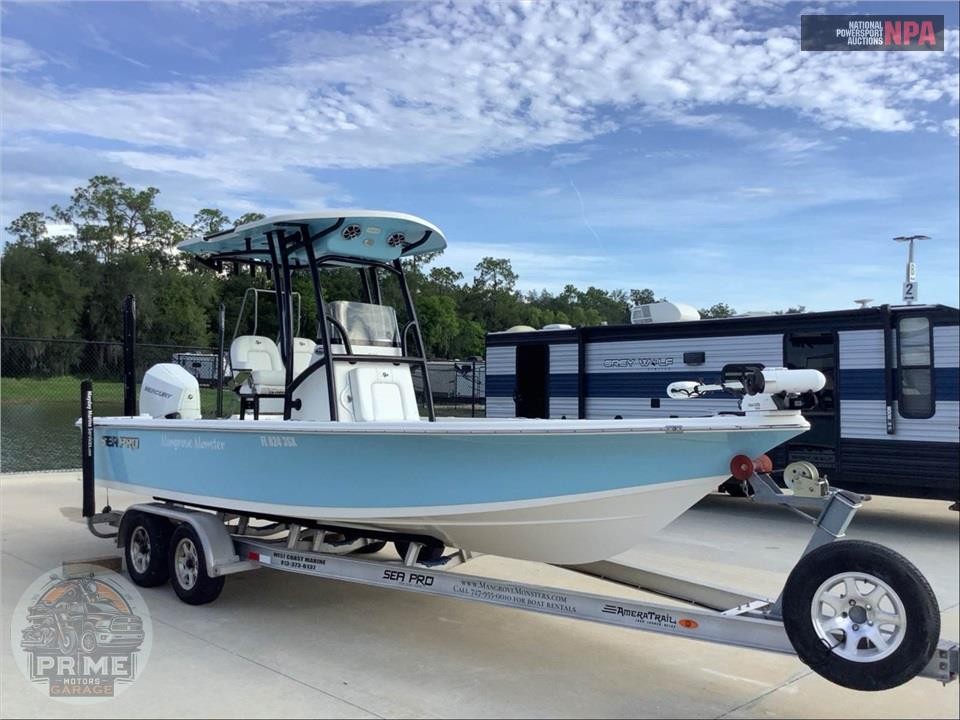 2021 Sea Pro 228 W/HARDTOP(*) BAY SERIES L=23/E=200HP MERCURY OB — фото 1