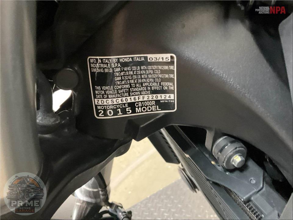 2015 Honda CB1000RF — фото 21