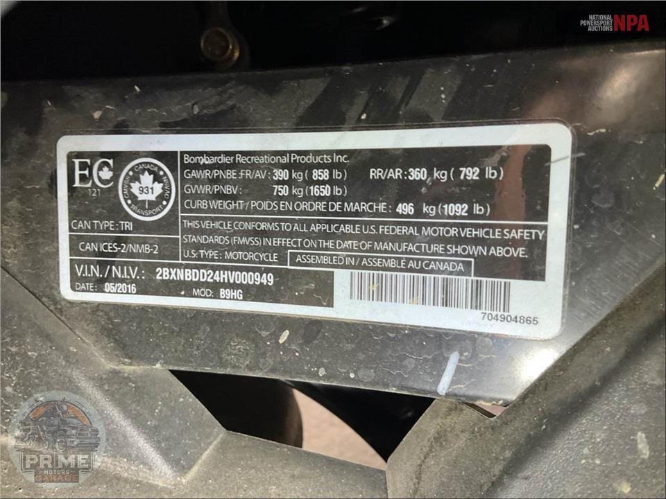 2017 Can-Am SPYDER RT SE6 LIMITED — фото 23