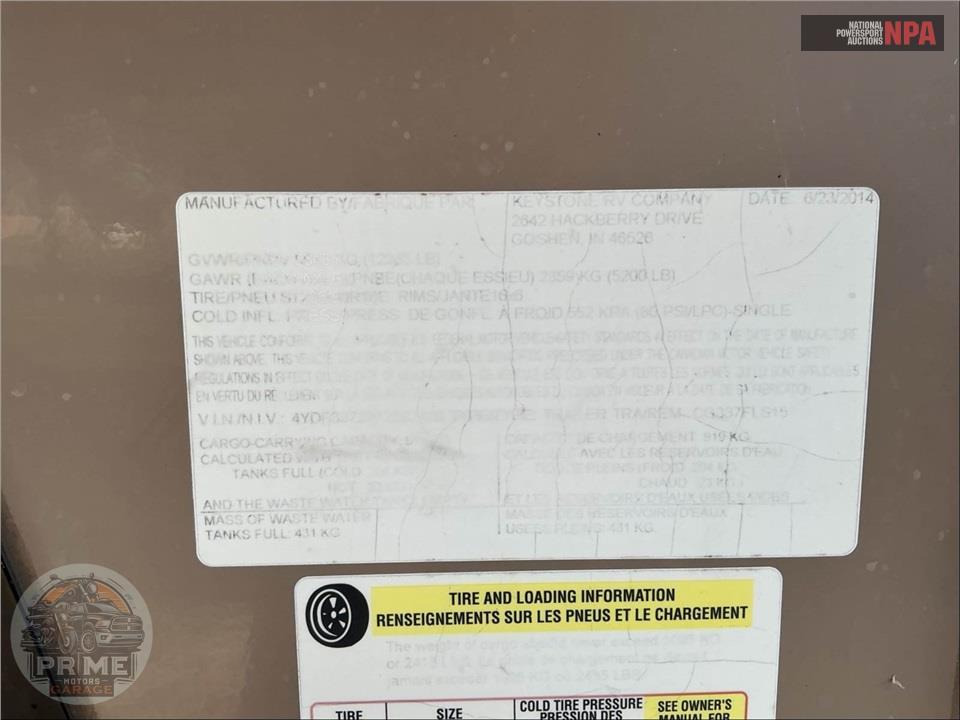 2015 Keystone Rv M-337 FLS - COUGAR FIFTH WHEEL SERIES — фото 50