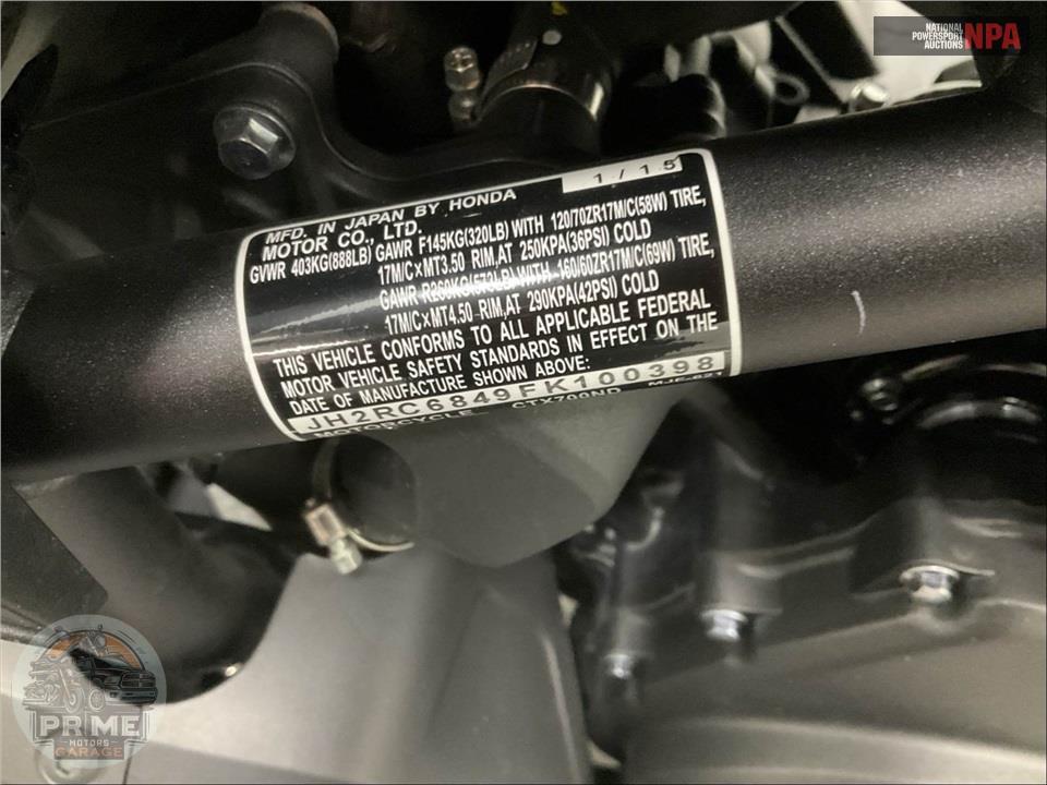 2015 Honda CTX700NDF NAKED DCT (ABS) — фото 36