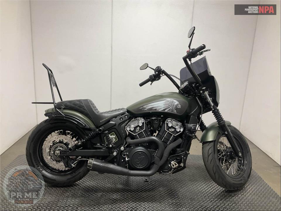 2021 Indian Motorcycle SCOUT BOBBER TWENTY (ABS, BLACK SMOKE) — фото 1
