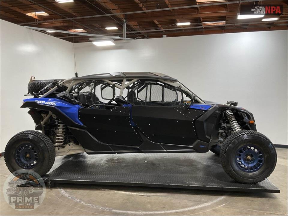 2023 Can-Am MAVERICK X3 MAX X RS TURBO RR 72 (BLUE/TAN/RED) — фото 1