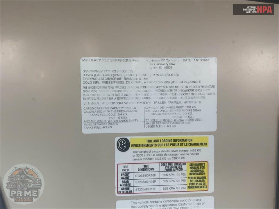 2019 Keystone Rv M-381 TH - MONTANA HIGH COUNTRY TOY HAULER TOY HAULER SERIES — фото 72