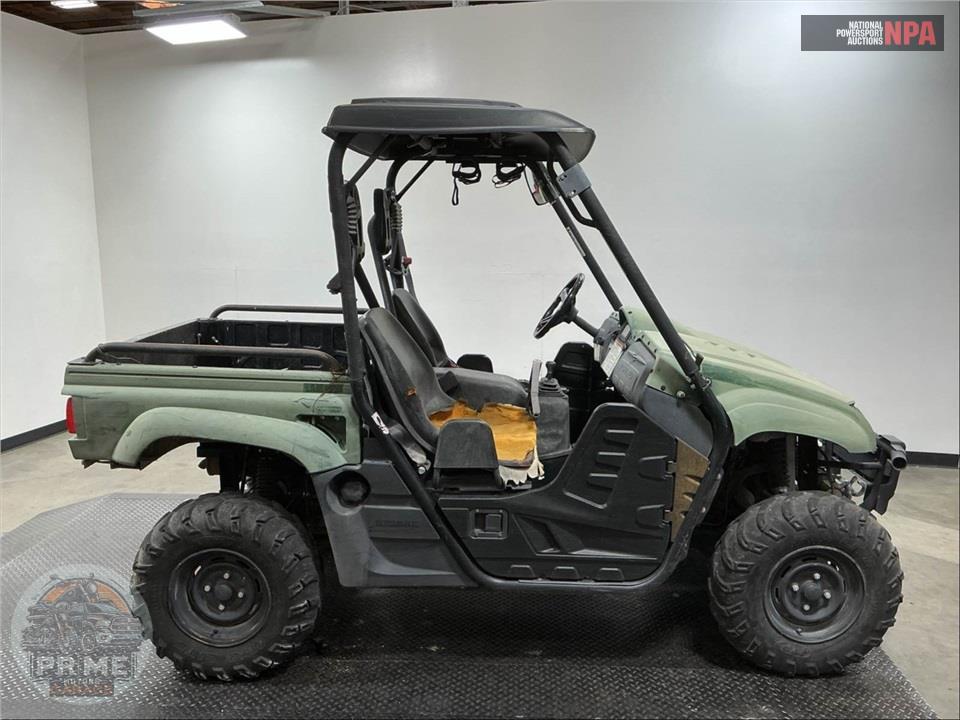 2012 Yamaha YXR7FBGR RHINO 4WD GREEN — фото 1