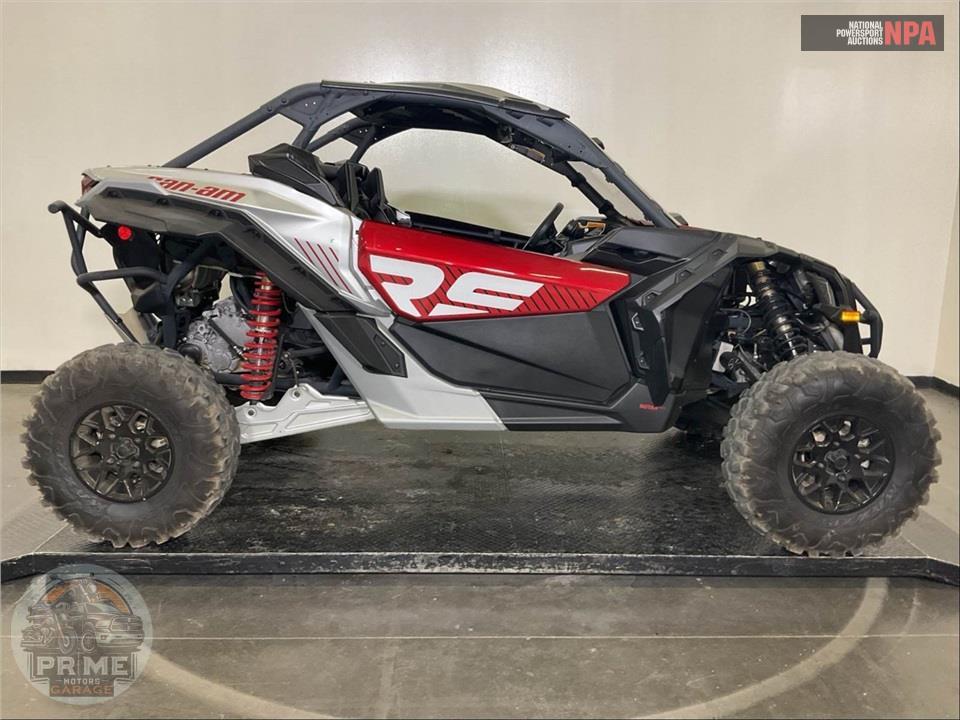 2024 Can-Am MAVERICK X3 RS TURBO (RED AND SILVER) — фото 1