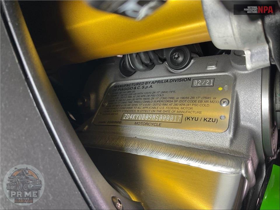2021 Aprilia RSV4 FACTORY 1100 — фото 34