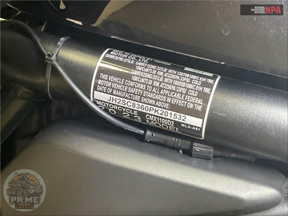 2023 Honda CMX1100D2 REBEL 1100T DCT — фото 23