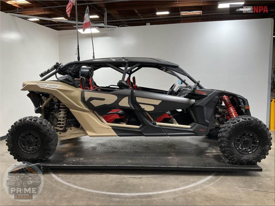2023 Can-Am MAVERICK X3 MAX X RS TURBO RR 72 (BLUE/TAN/RED) — фото 1
