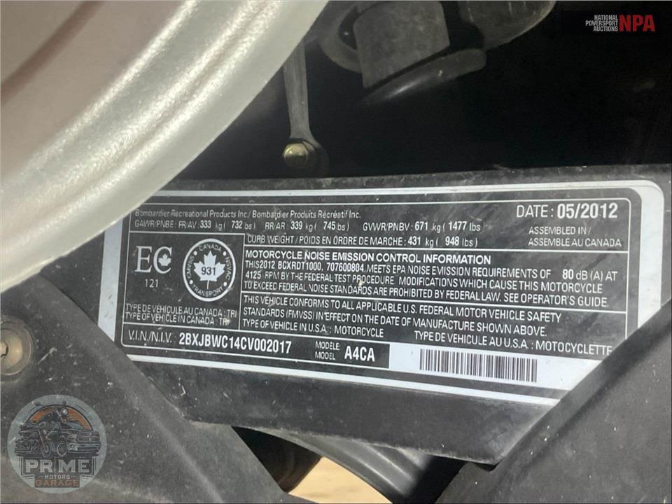 2012 Can-Am SPYDER RT-S SE5 — фото 36