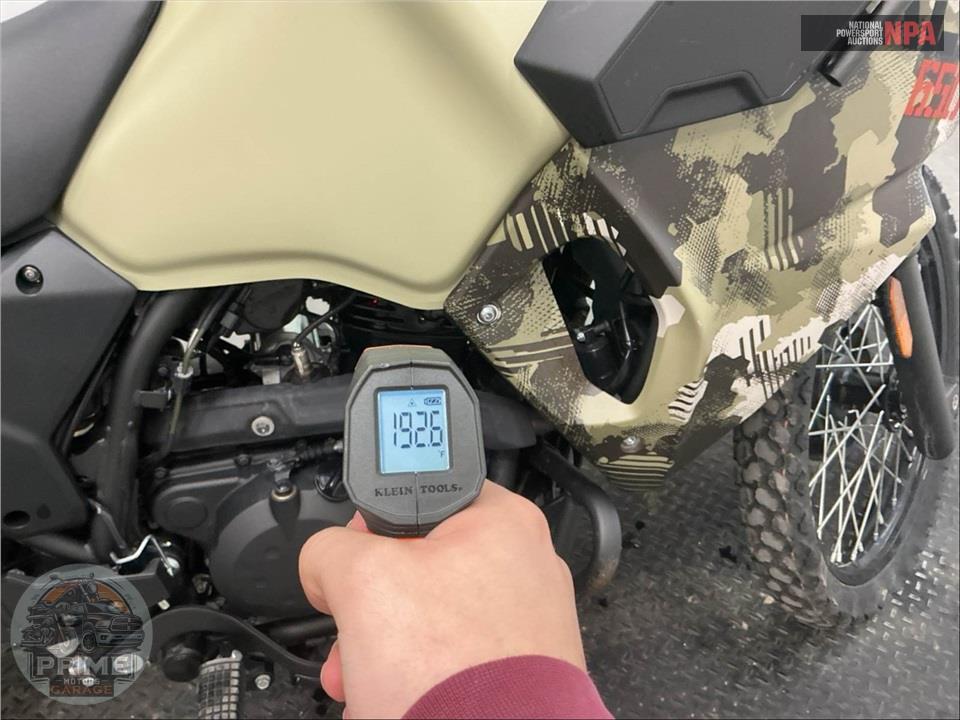 2025 Kawasaki KL650HSFAN KLR 650 ADVENTURE (ABS, CAMOUFLAGE) — фото 8