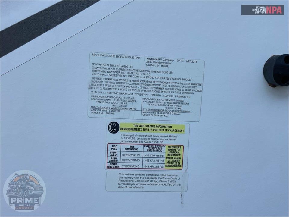 2019 Keystone Rv M-2400 BH PASSPORT GRAND TOURING SERIES — фото 49