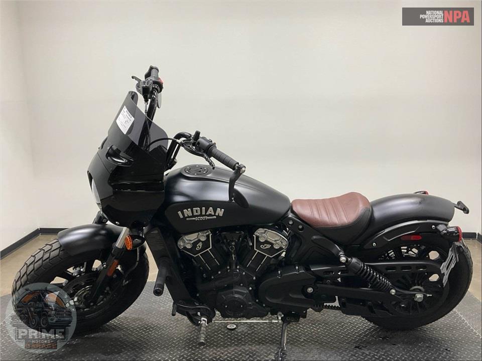 2021 Indian Motorcycle SCOUT BOBBER (ABS, BLACK SMOKE) — фото 3