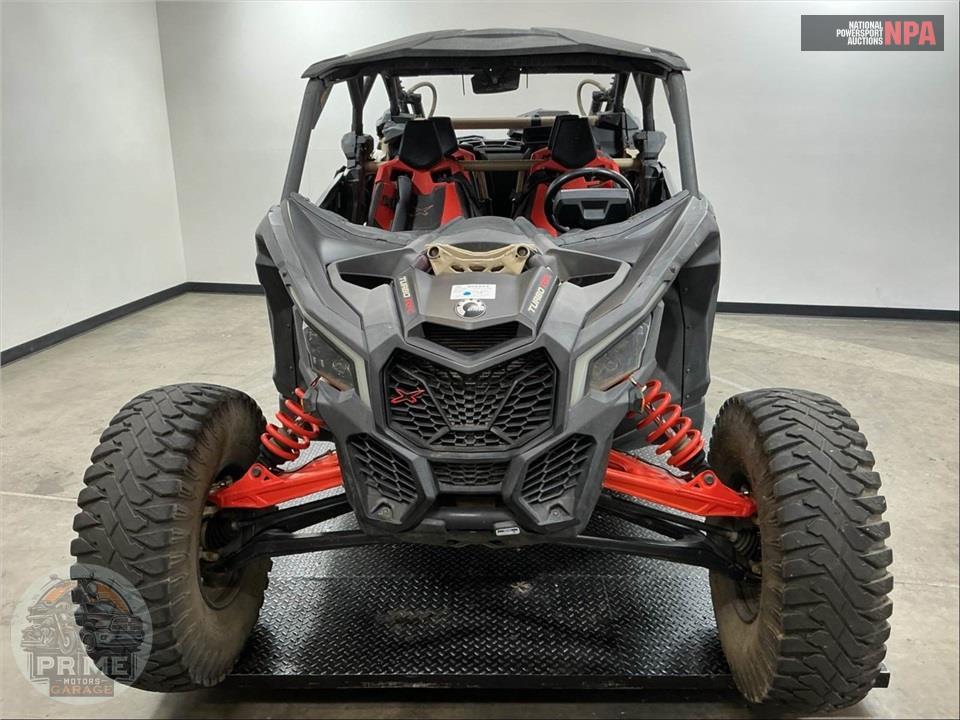 2023 Can-Am MAVERICK X3 MAX X RS TURBO RR 72 (BLUE/TAN/RED) — фото 2