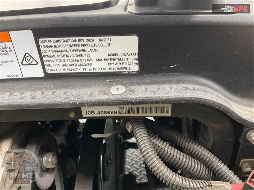 2021 Yamaha DR2AV1XFI FLEET — фото 12