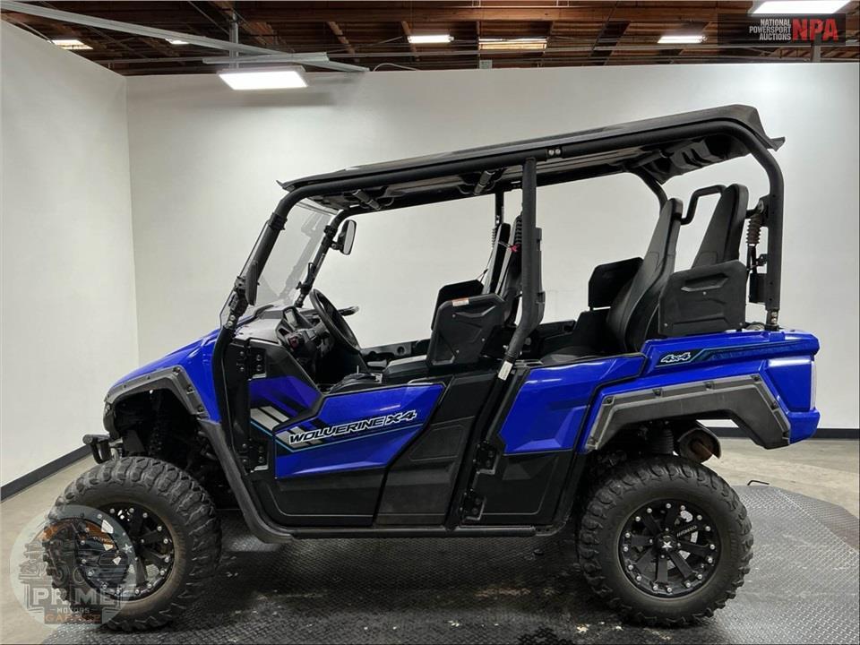 2018 Yamaha YXF85WPAJL WOLVERINE X4 (YAMAHA BLUE) — фото 3