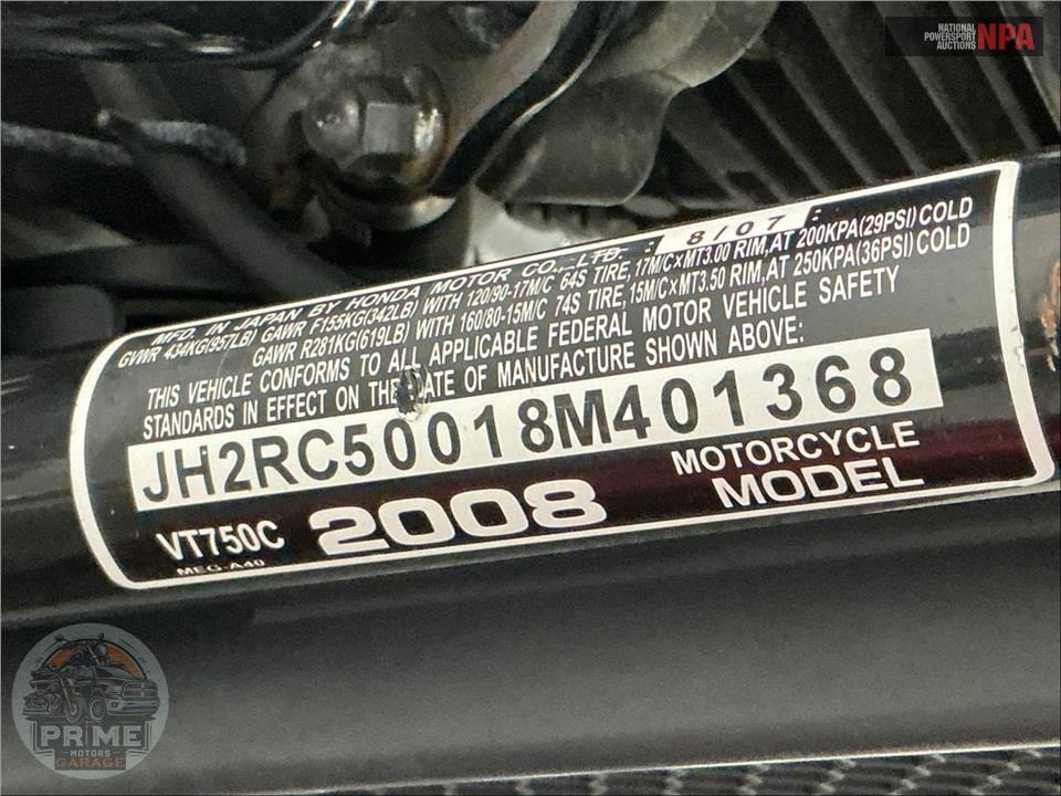 2008 Honda VT750C SHADOW AERO — фото 33