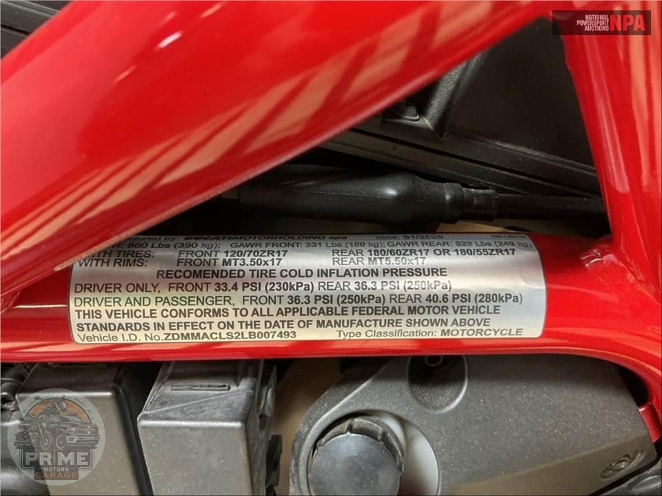 2020 Ducati MONSTER 821 (RED) — фото 28