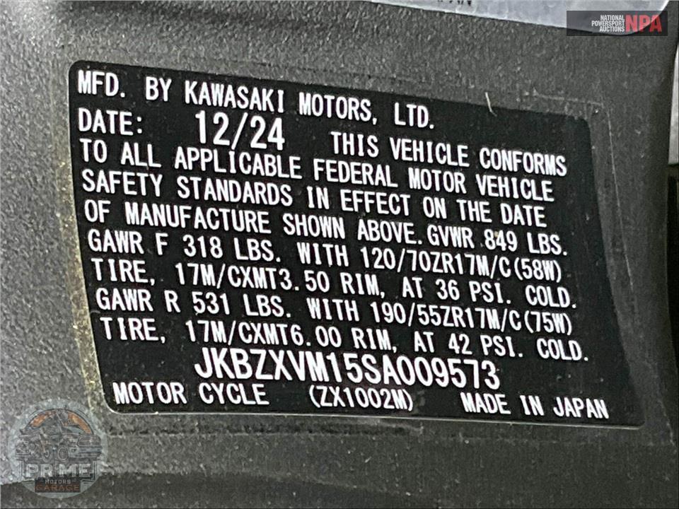 2025 Kawasaki ZX1002MSFAL NINJA ZX-10R KRT — фото 27