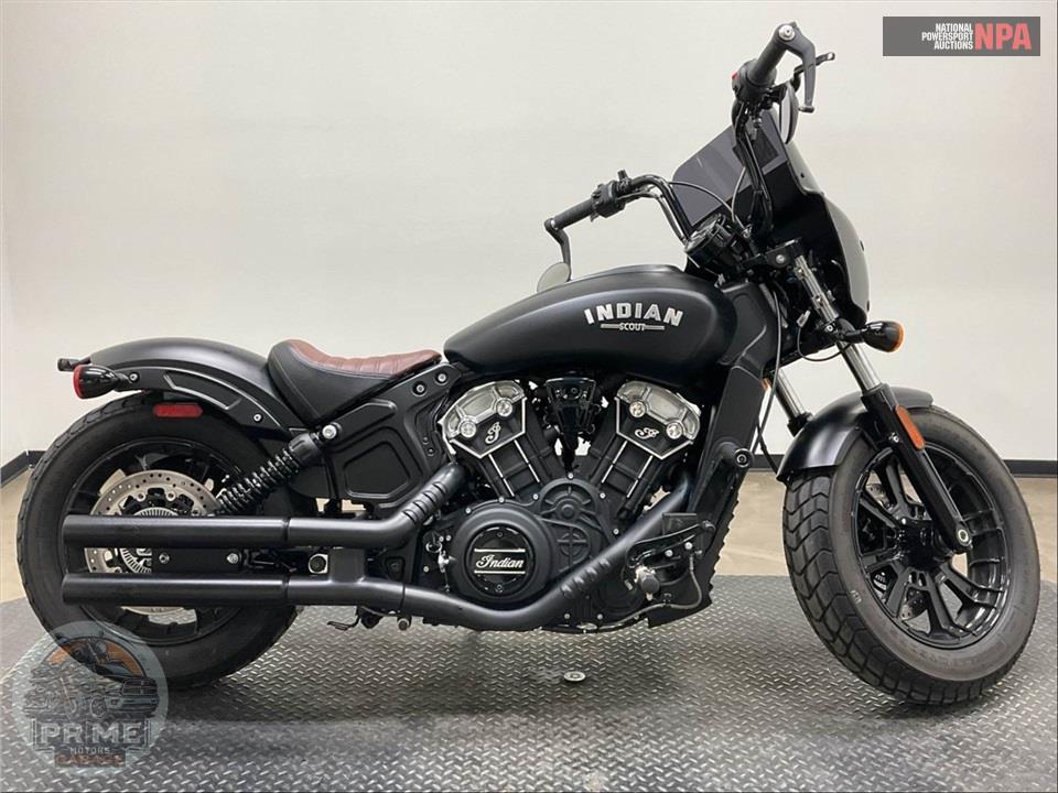 2021 Indian Motorcycle SCOUT BOBBER (ABS, BLACK SMOKE) — фото 1