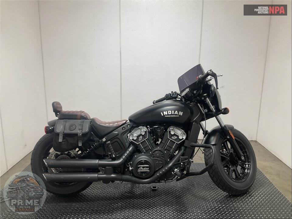 2021 Indian Motorcycle SCOUT BOBBER (ABS, BLACK SMOKE) — фото 1