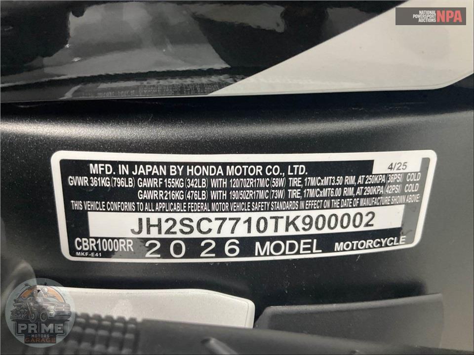2026 Honda CBR1000RR — фото 17