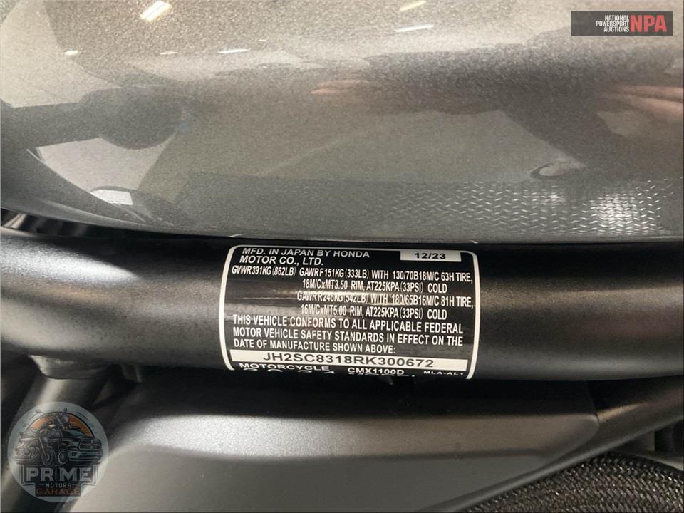 2024 Honda CMX1100D REBEL DCT (ABS) — фото 17