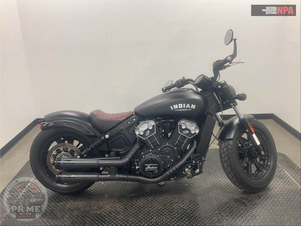 2020 Indian Motorcycle SCOUT BOBBER (ABS, BLACK) — фото 1