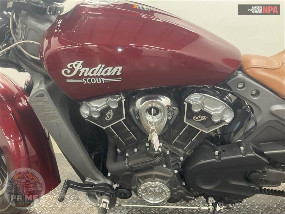 2017 Indian Motorcycle SCOUT (ABS, BURGUNDY METALLIC) — фото 7