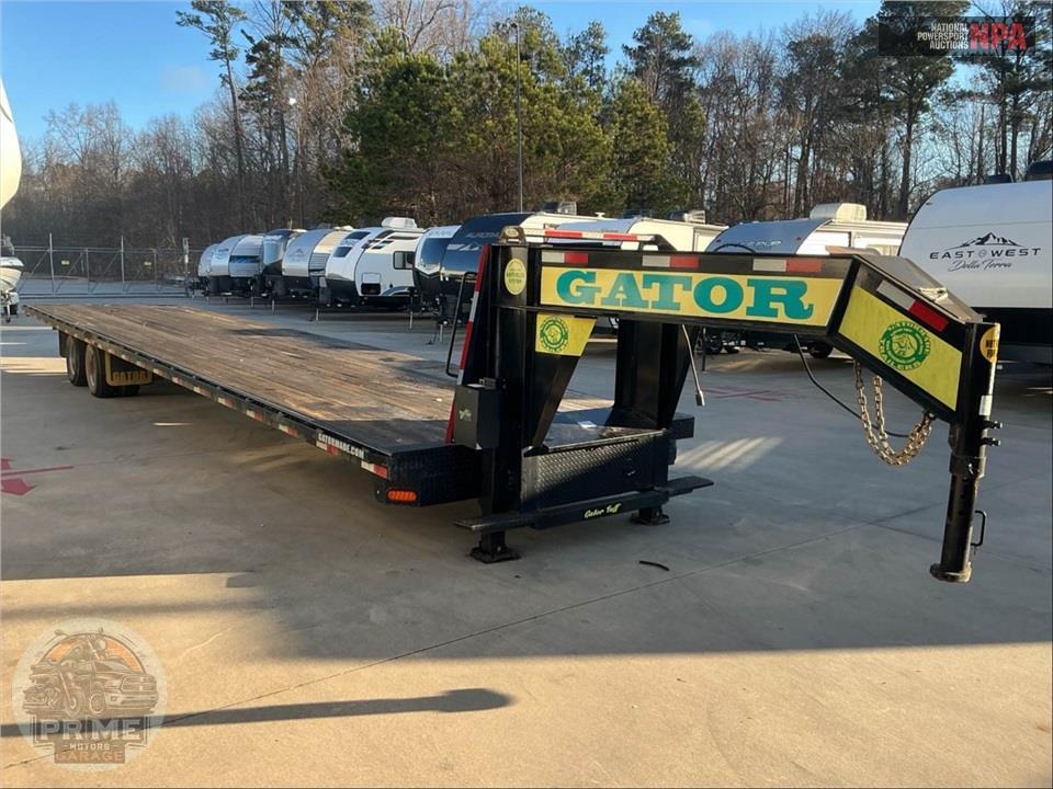 2021 Gatormade Trailers 40 GOOSENECK FLAT 24.9K — фото 1