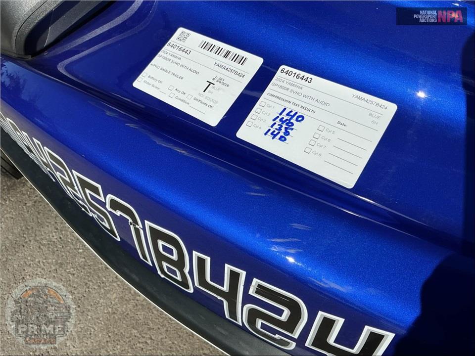 2024 Yamaha GP1800R SVHO WITH AUDIO — фото 9