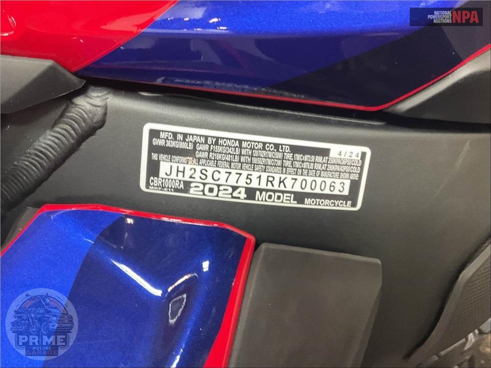 2024 Honda CBR1000RR ABS — фото 24