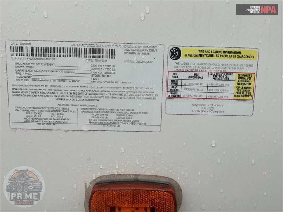 2021 Keystone Rv M-221 UMD - OUTBACK ULTRA-LITE SERIES — фото 52
