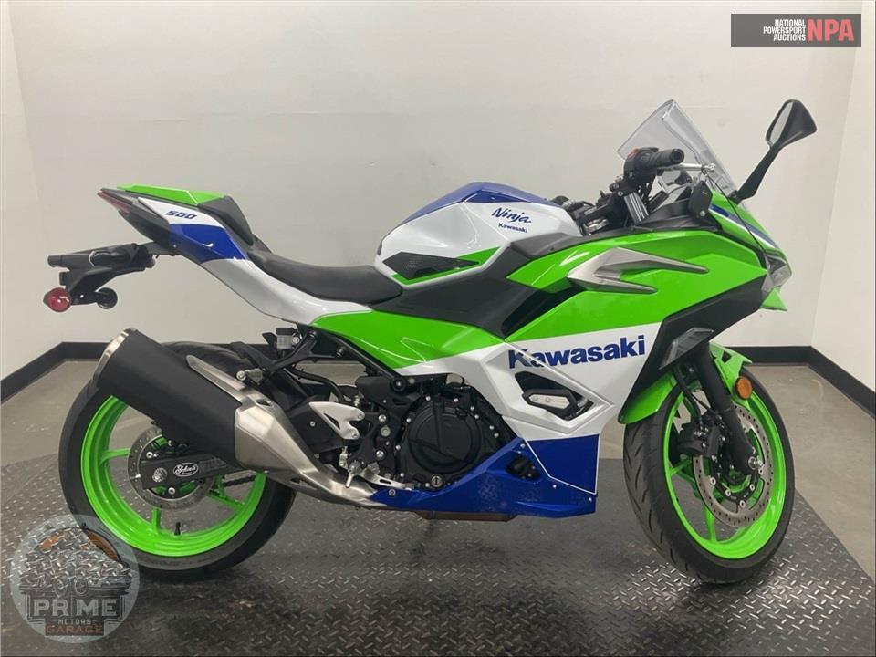 2024 Kawasaki EX500JRFBL NINJA 500 SE 40TH ANNIVERSARY — фото 1