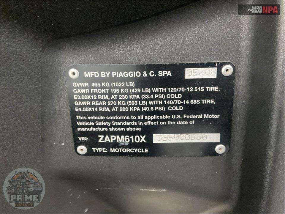2009 Piaggio Usa PIAGGIO MP3 500 — фото 44
