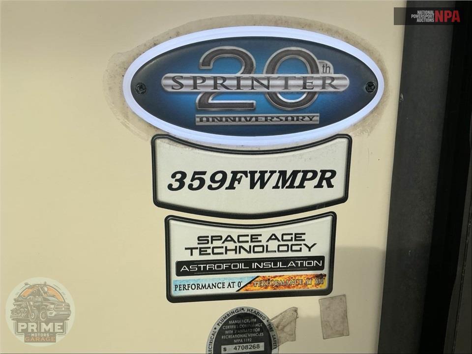 2018 Keystone Rv M-359 FWMPR - SPRINTER 20TH ANNIVERSARY FIFTH WHEEL SERIES — фото 5