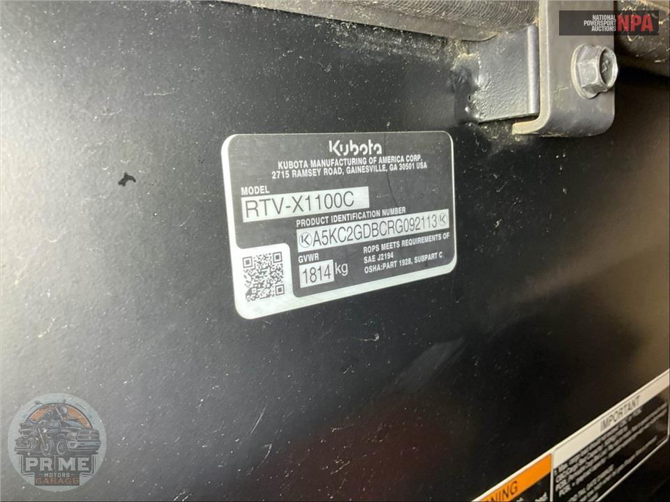 2024 Kubota RTV-X1100C ORANGE — фото 25