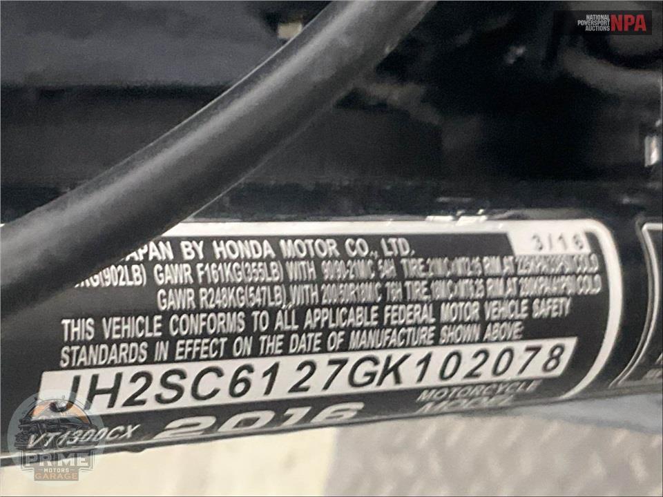 2016 Honda VT13CXG FURY — фото 42