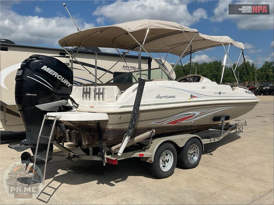 2011 Hurricane Boat SUNDECK SPORT L=21/E=1 225HP MERCURY OB — фото 4
