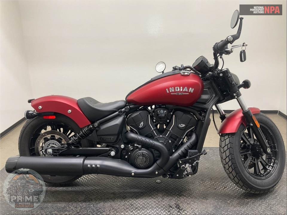 2025 Indian Motorcycle SCOUT BOBBER LIMITED WITH TECHNOLOGY PACKAGE (RED) — фото 1